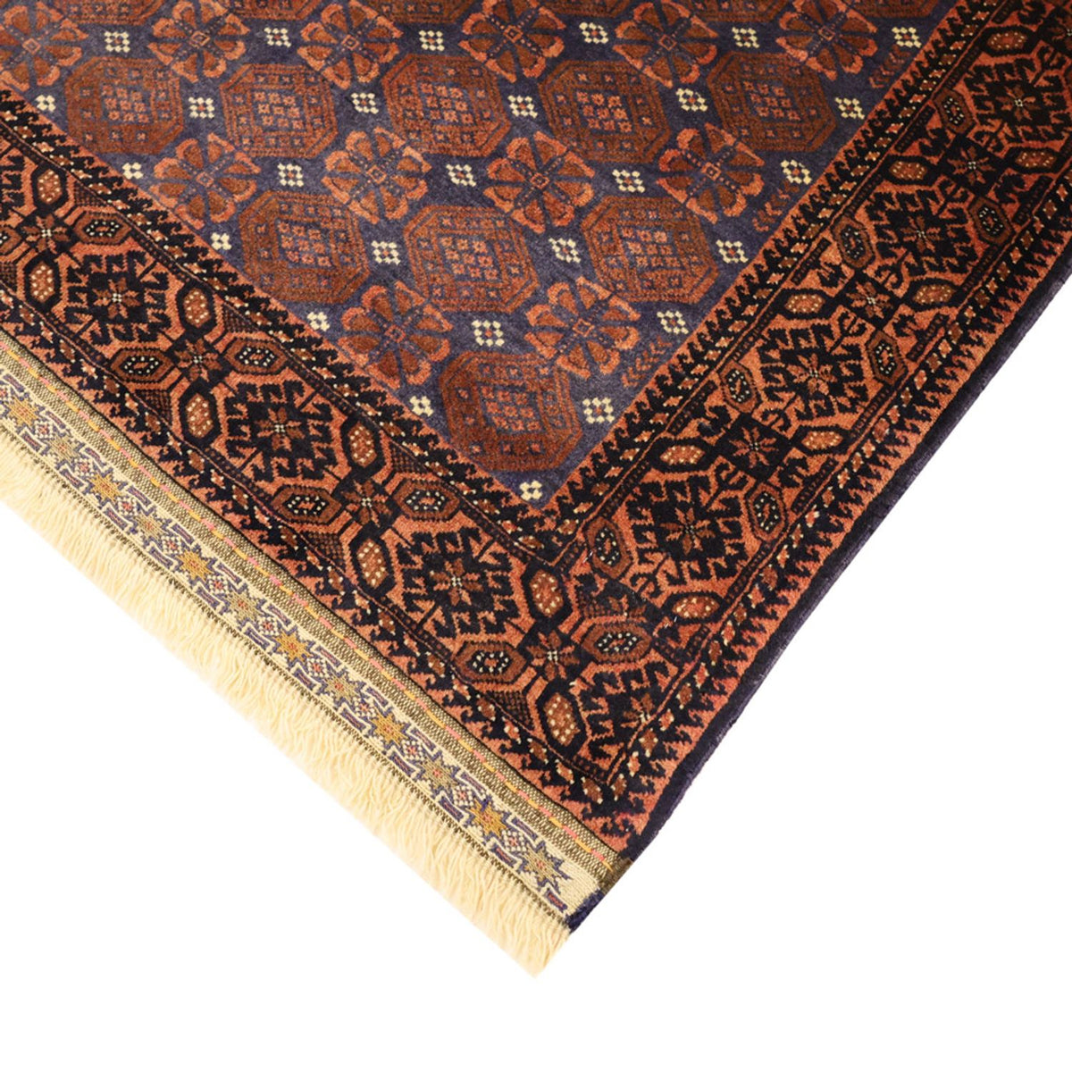 Runner Belutsch Rug - 185 x 100 cm - dark blue