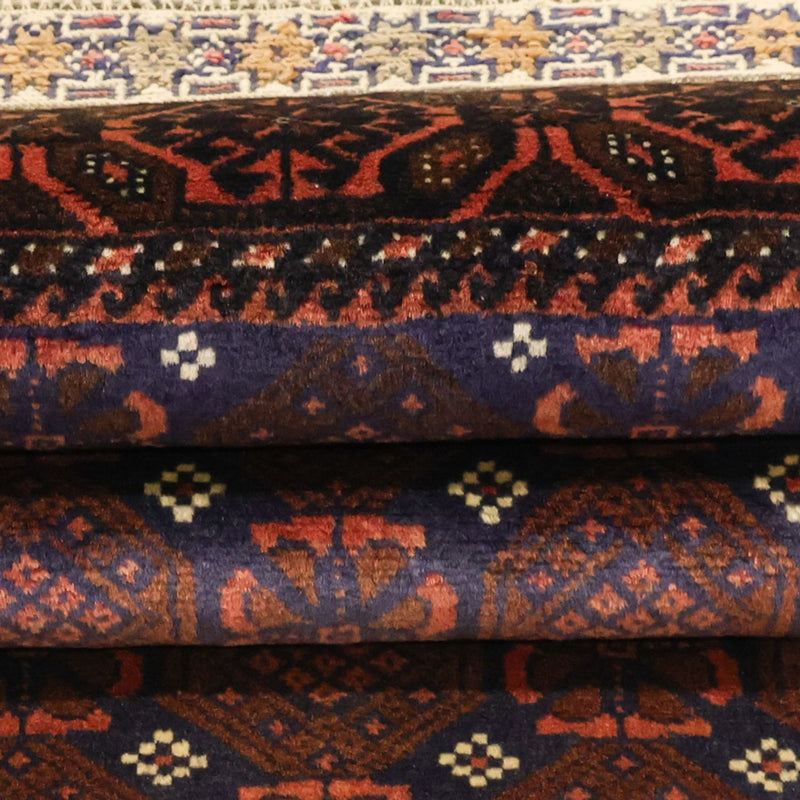 Runner Belutsch Rug - 185 x 100 cm - dark blue