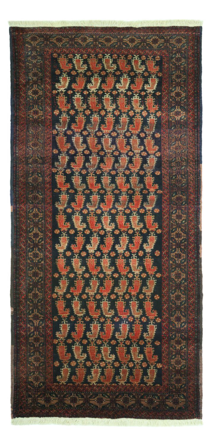 Runner Belutsch Rug - 212 x 102 cm - dark beige