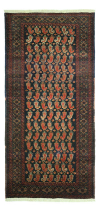 Runner Belutsch Rug - 212 x 102 cm - dark beige