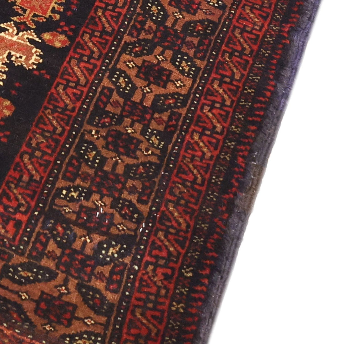 Runner Belutsch Rug - 212 x 102 cm - dark beige