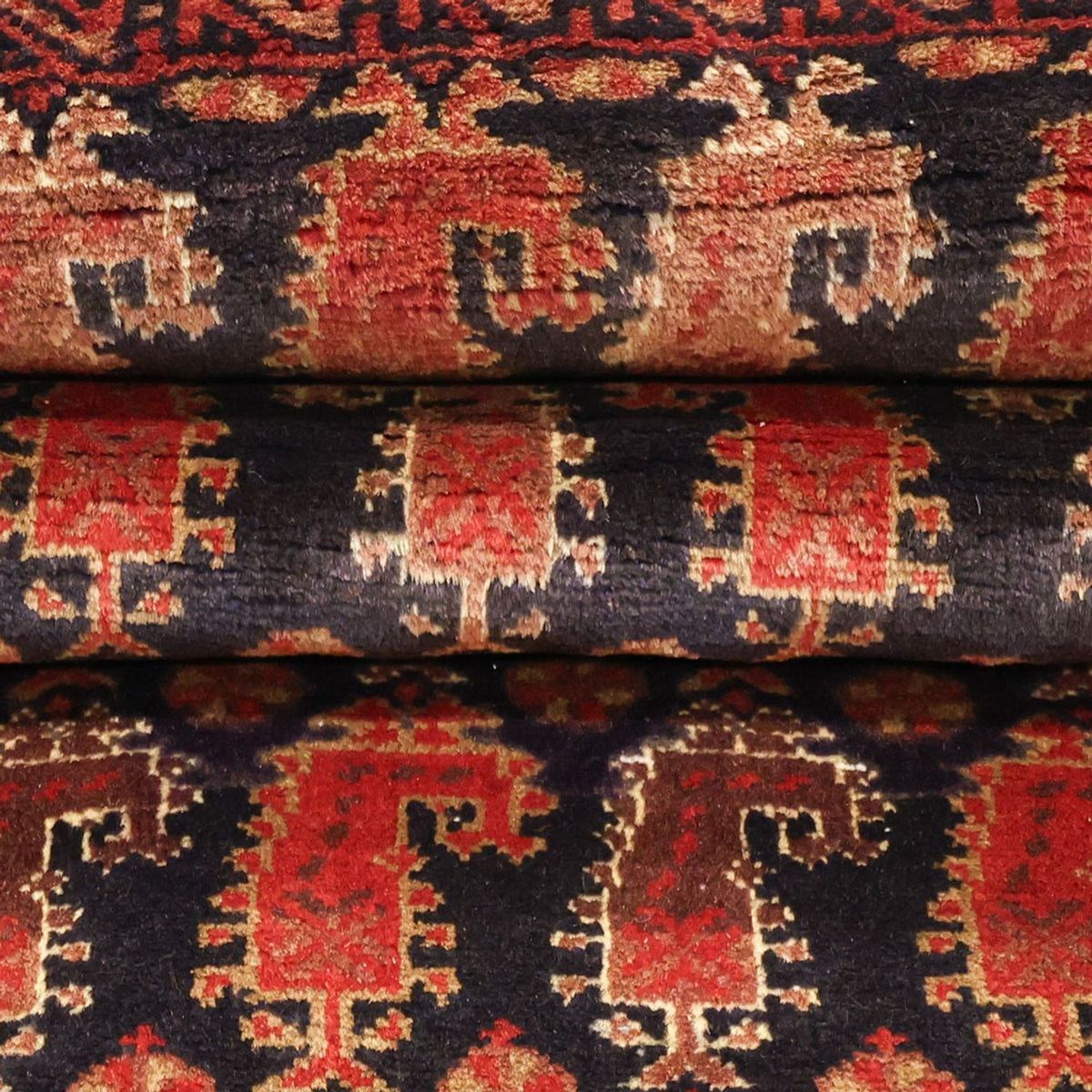 Runner Belutsch Rug - 212 x 102 cm - dark beige