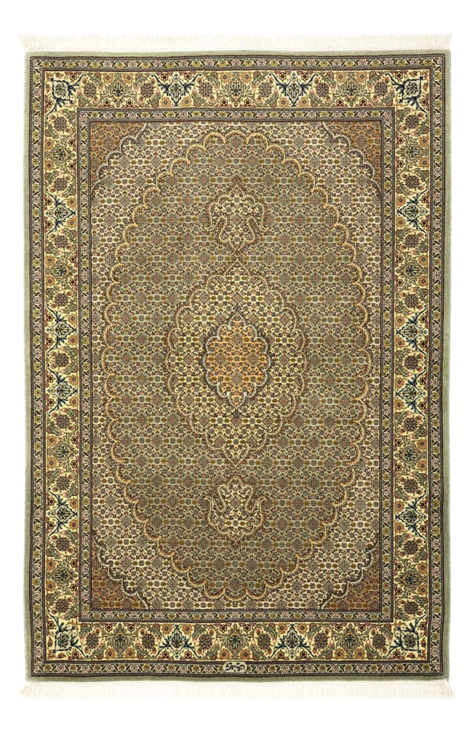 Perser Rug - Tabriz - Royal - 149 x 100 cm - olive green