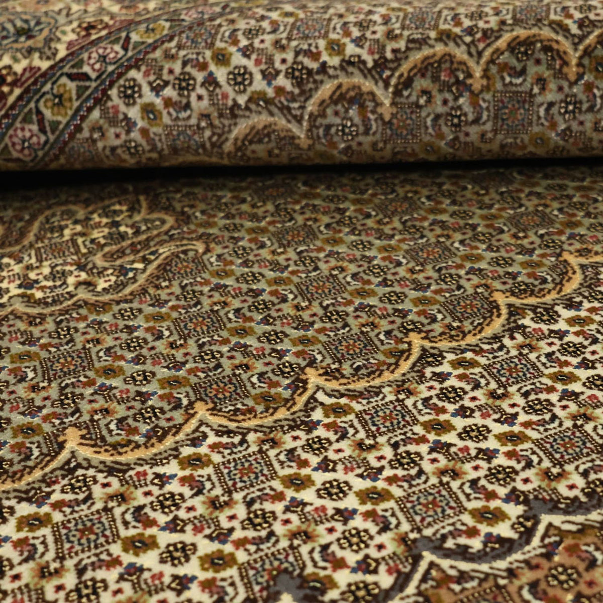 Perser Rug - Tabriz - Royal - 149 x 100 cm - olive green