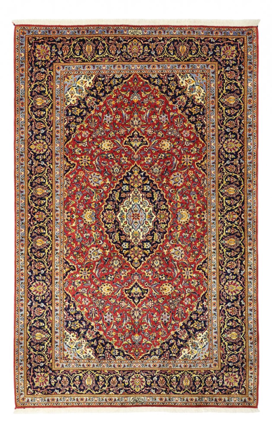Perser Rug - Keshan - 211 x 138 cm - red