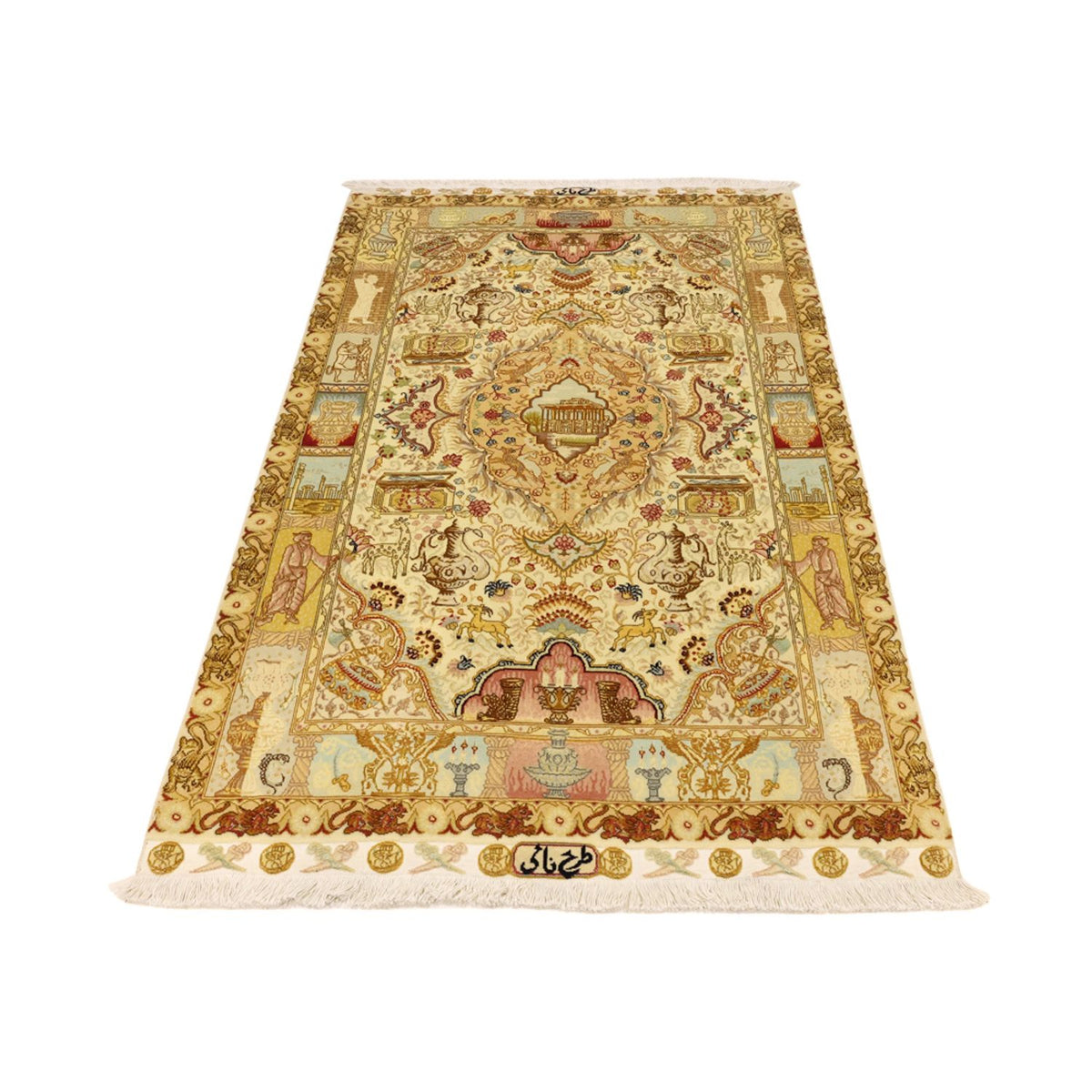 Perser Rug - Tabriz - Royal - 160 x 101 cm - beige