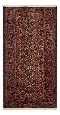 Runner Belutsch Rug - 192 x 98 cm - dark red