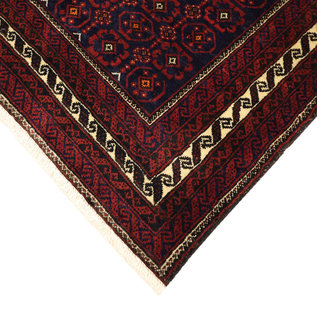 Runner Belutsch Rug - 185 x 100 cm - dark red