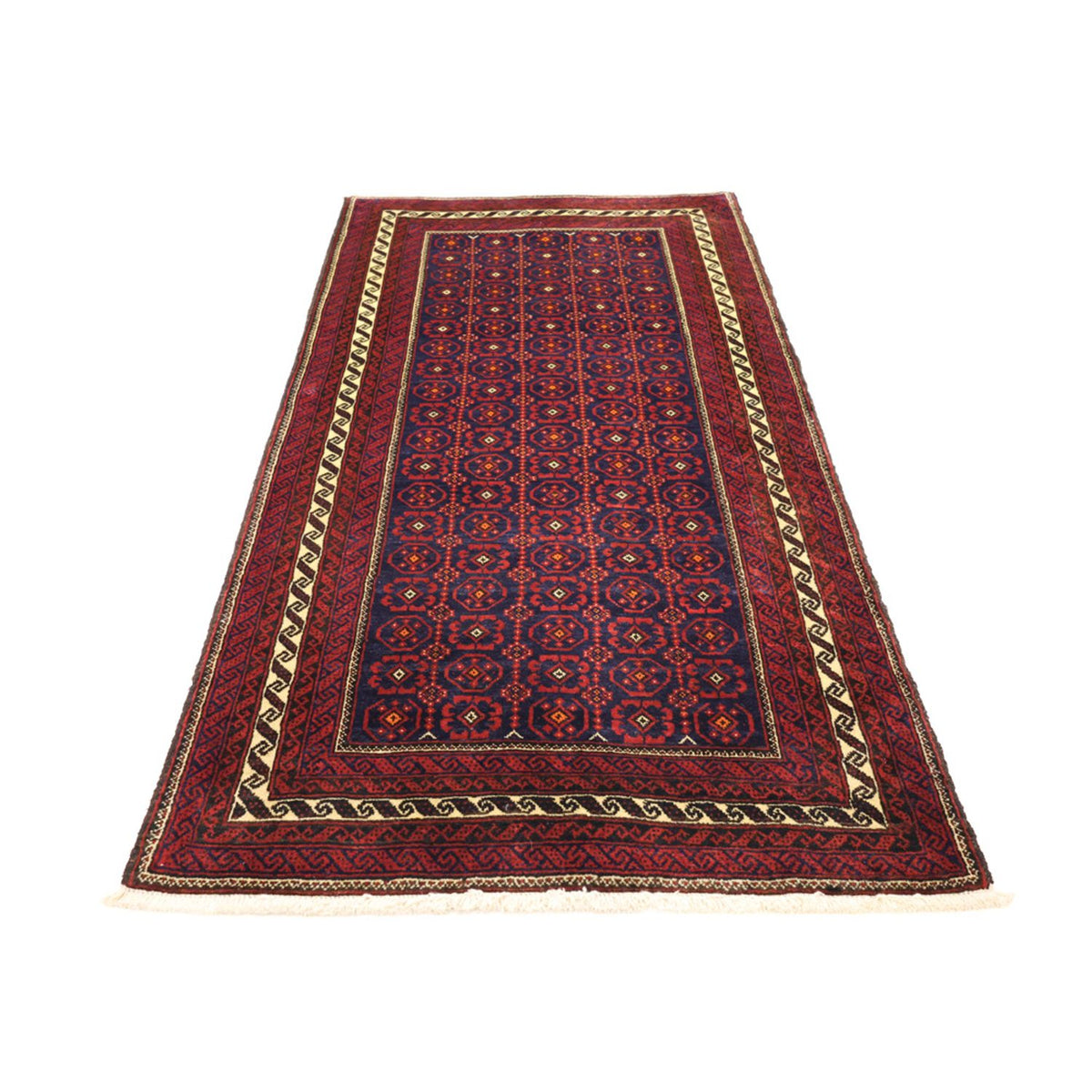 Runner Belutsch Rug - 185 x 100 cm - dark red