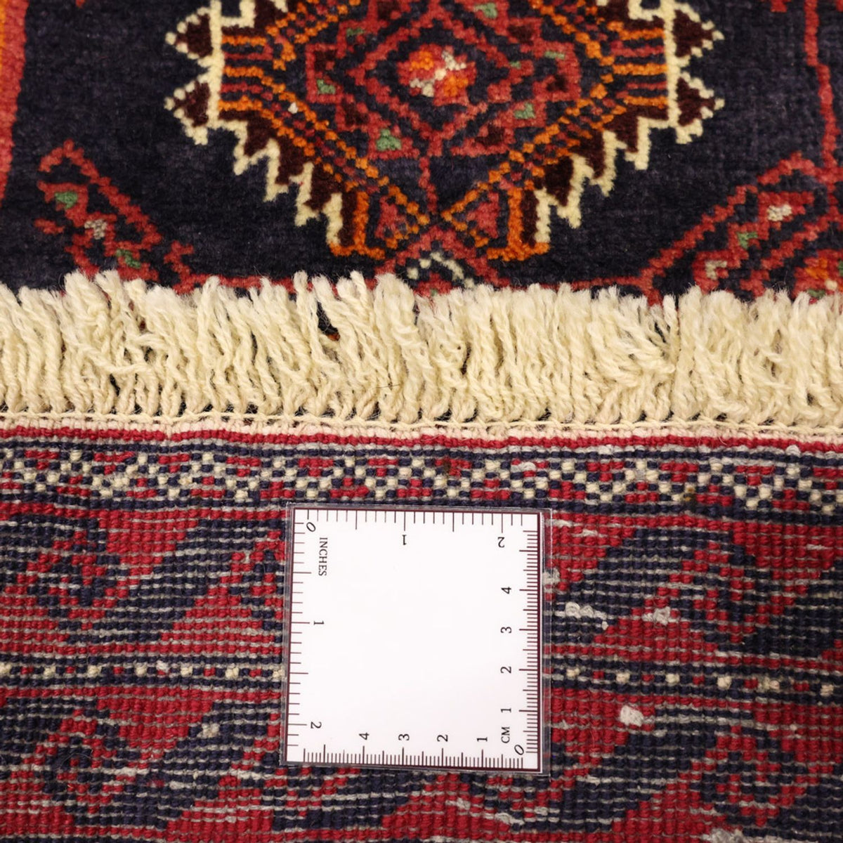 Runner Belutsch Rug - 197 x 106 cm - dark red