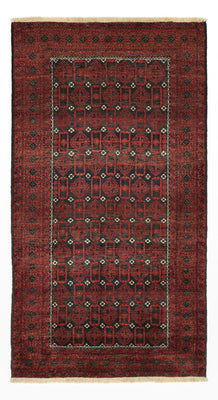 Runner Belutsch Rug - 196 x 107 cm - dark red