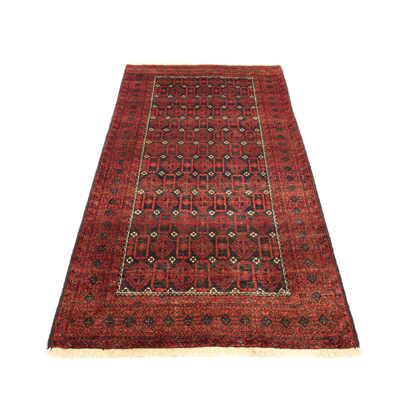 Runner Belutsch Rug - 196 x 107 cm - dark red