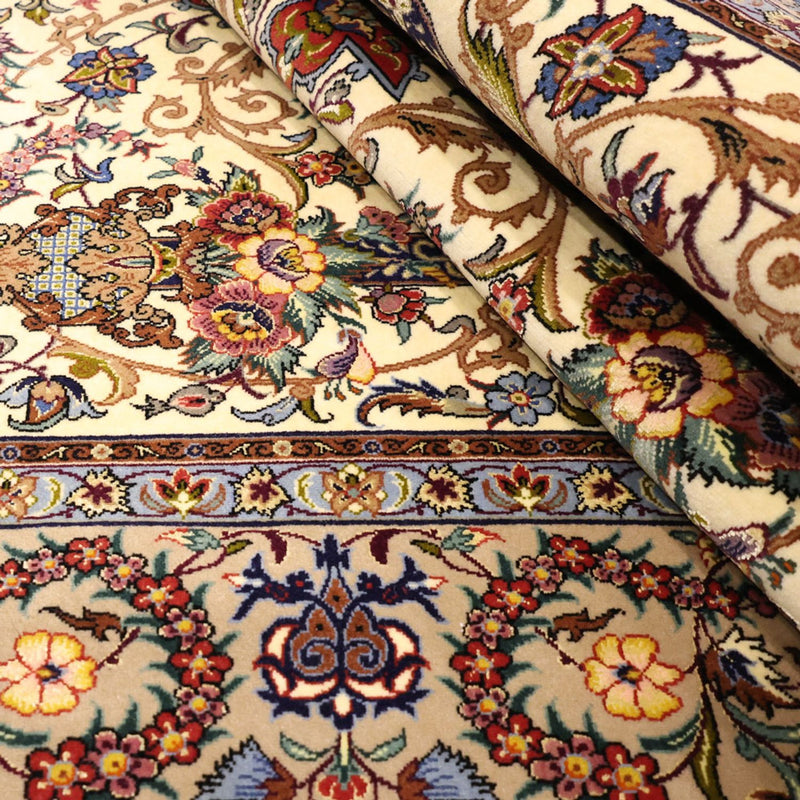 Perser Rug - Isfahan - Premium - Silk Warp - 171 x 111 cm - beige