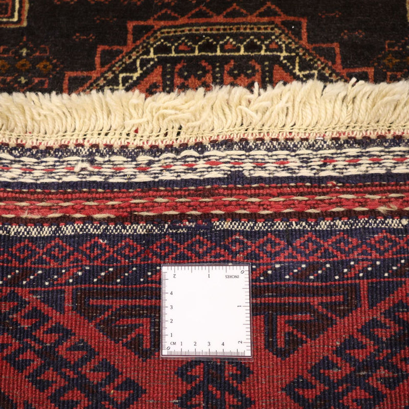 Runner Belutsch Rug - 196 x 92 cm - dark red