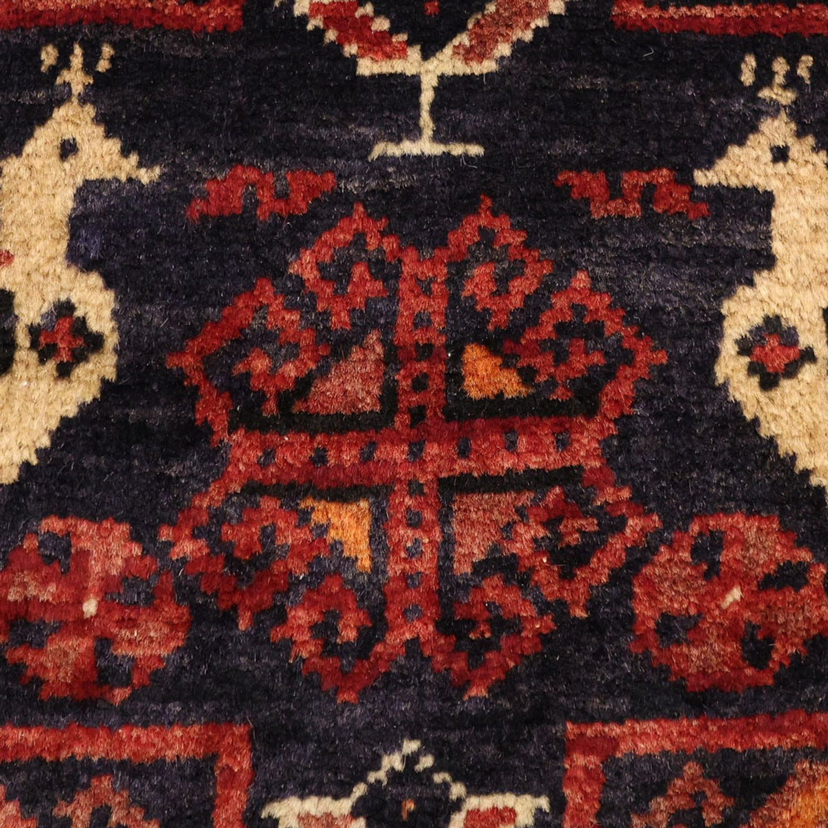 Runner Belutsch Rug - 200 x 107 cm - dark red