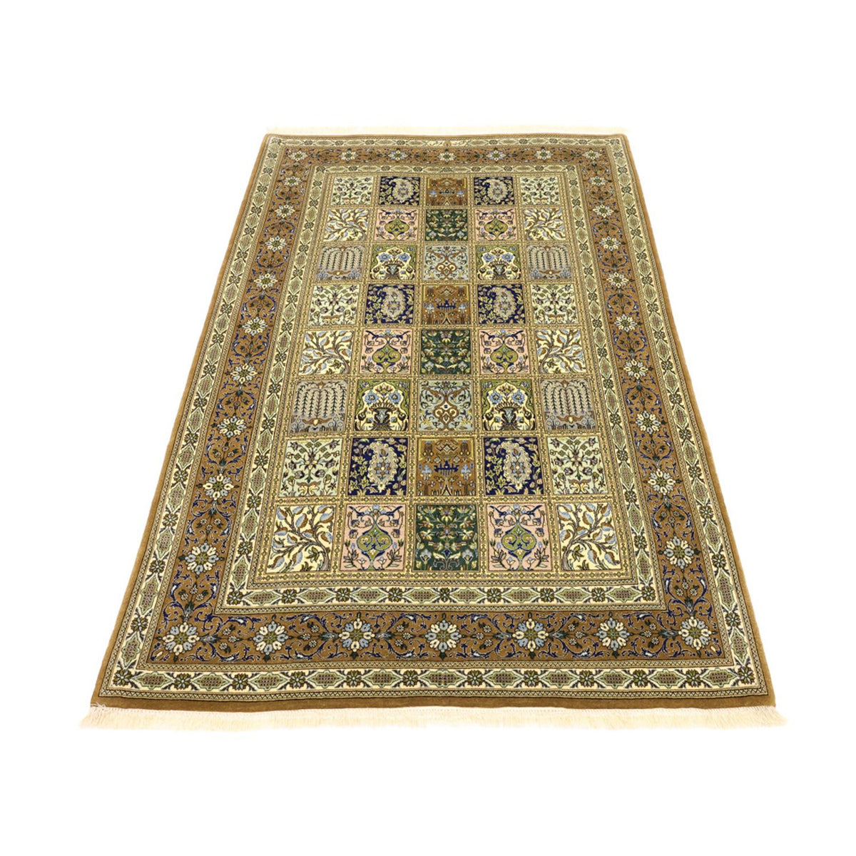 Perser Rug - Ghom - Royal - 154 x 102 cm - olive green