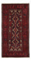 Runner Belutsch Rug - 199 x 100 cm - dark red