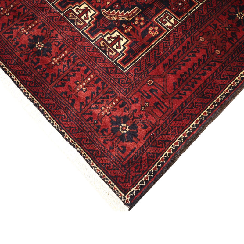 Runner Belutsch Rug - 199 x 100 cm - dark red
