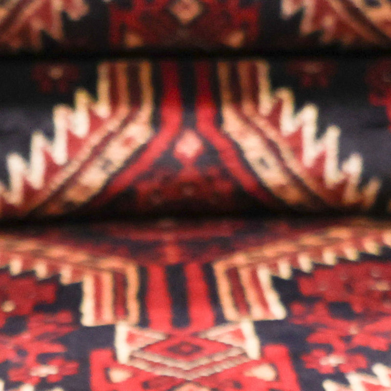 Runner Belutsch Rug - 199 x 100 cm - dark red