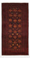 Runner Belutsch Rug - 192 x 100 cm - dark red