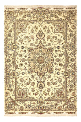 Perser Rug - Tabriz - Royal - Silk Warp - 219 x 148 cm - beige