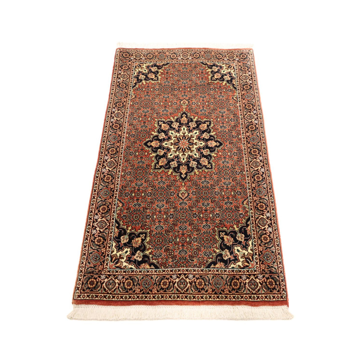 Perser Rug - Bidjar - 131 x 72 cm - dark red