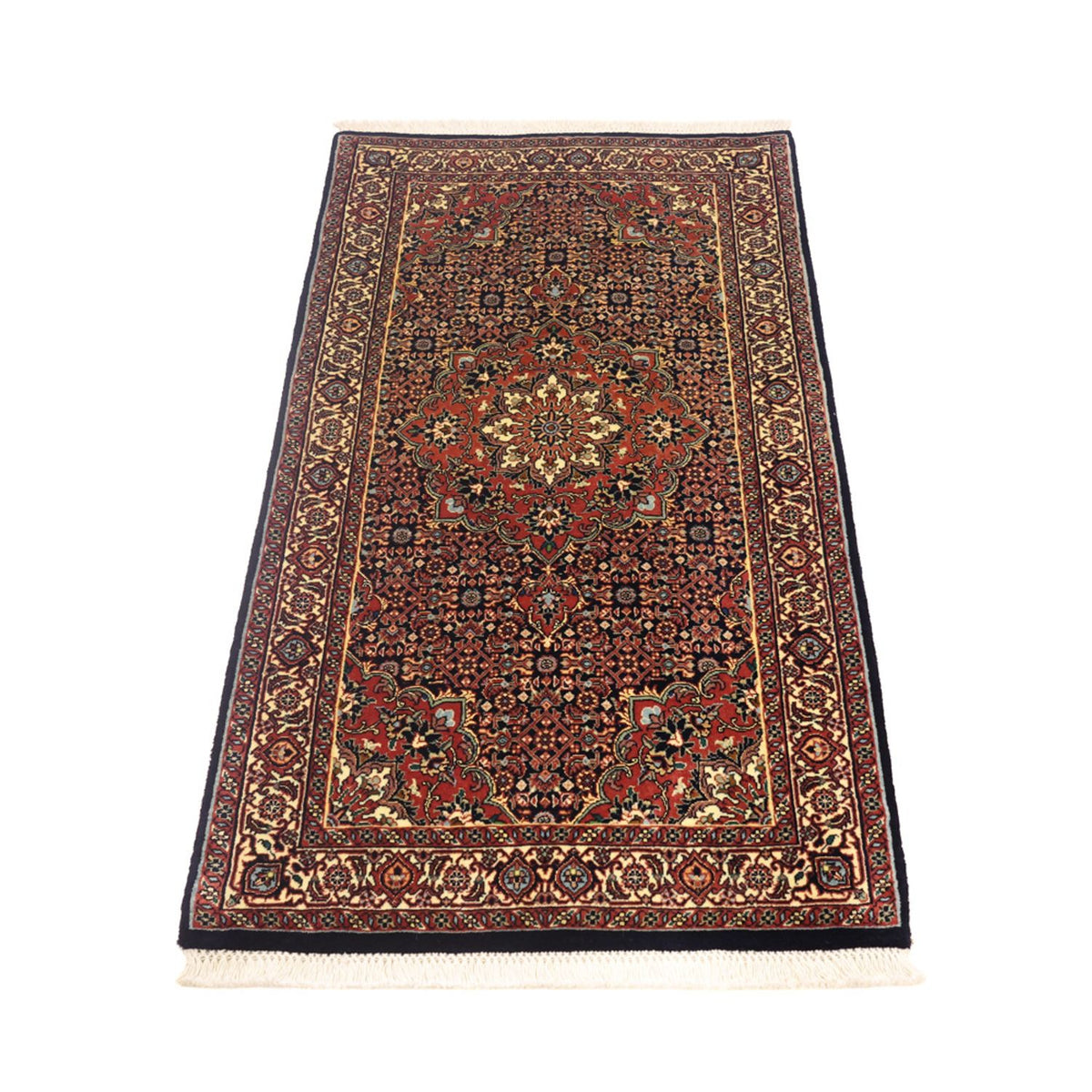 Perser Rug - Bidjar - 136 x 72 cm - dark beige