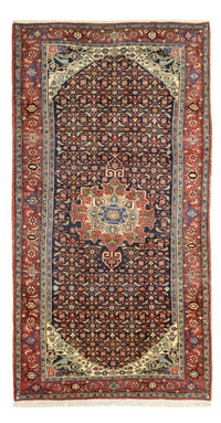 Runner Perser Rug - Bidjar - 276 x 146 cm - dark red