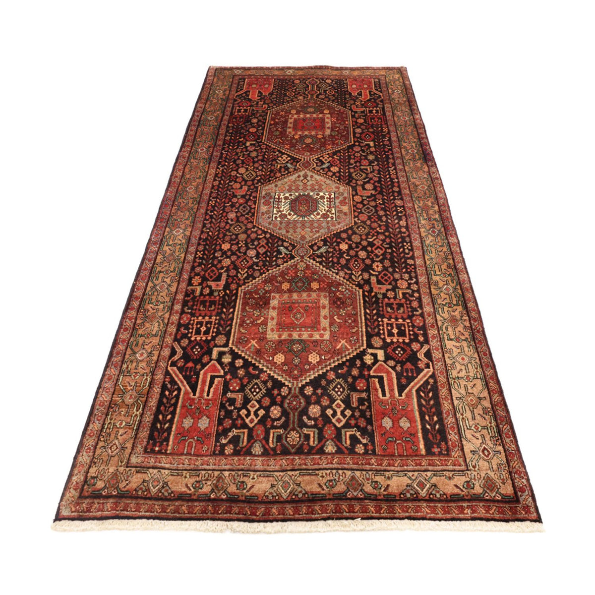 Runner Perser Rug - Nomadic - 295 x 130 cm - dark red