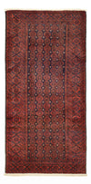 Belutsch Rug 112x215cm - Oriental Rug - Runner / Dark Red / 112 x 215 cm Runner