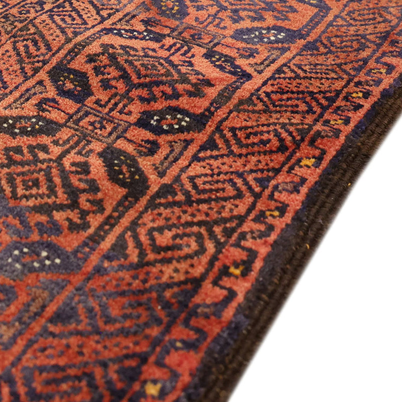 Runner Belutsch Rug - 215 x 112 cm - dark red