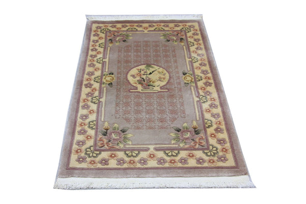 Chinese Rug - 153 x 91 cm - brown