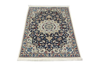 Perser Rug - Nain - 128 x 88 cm - blue