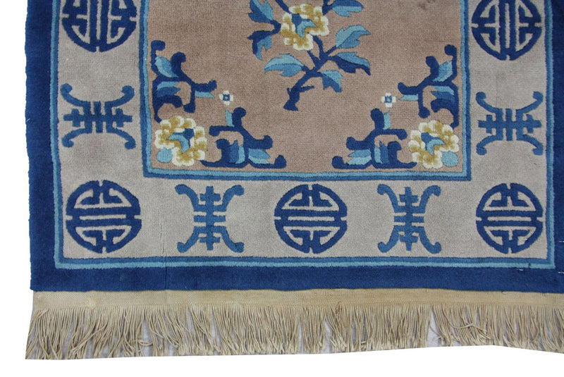 Chinese Rug - 152 x 91 cm - blue