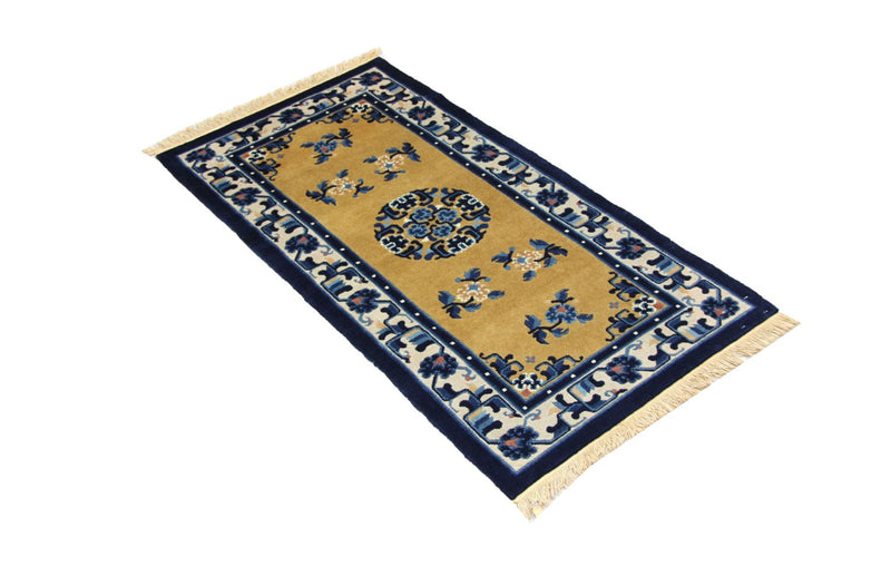 Chinese Rug - 137 x 69 cm - blue