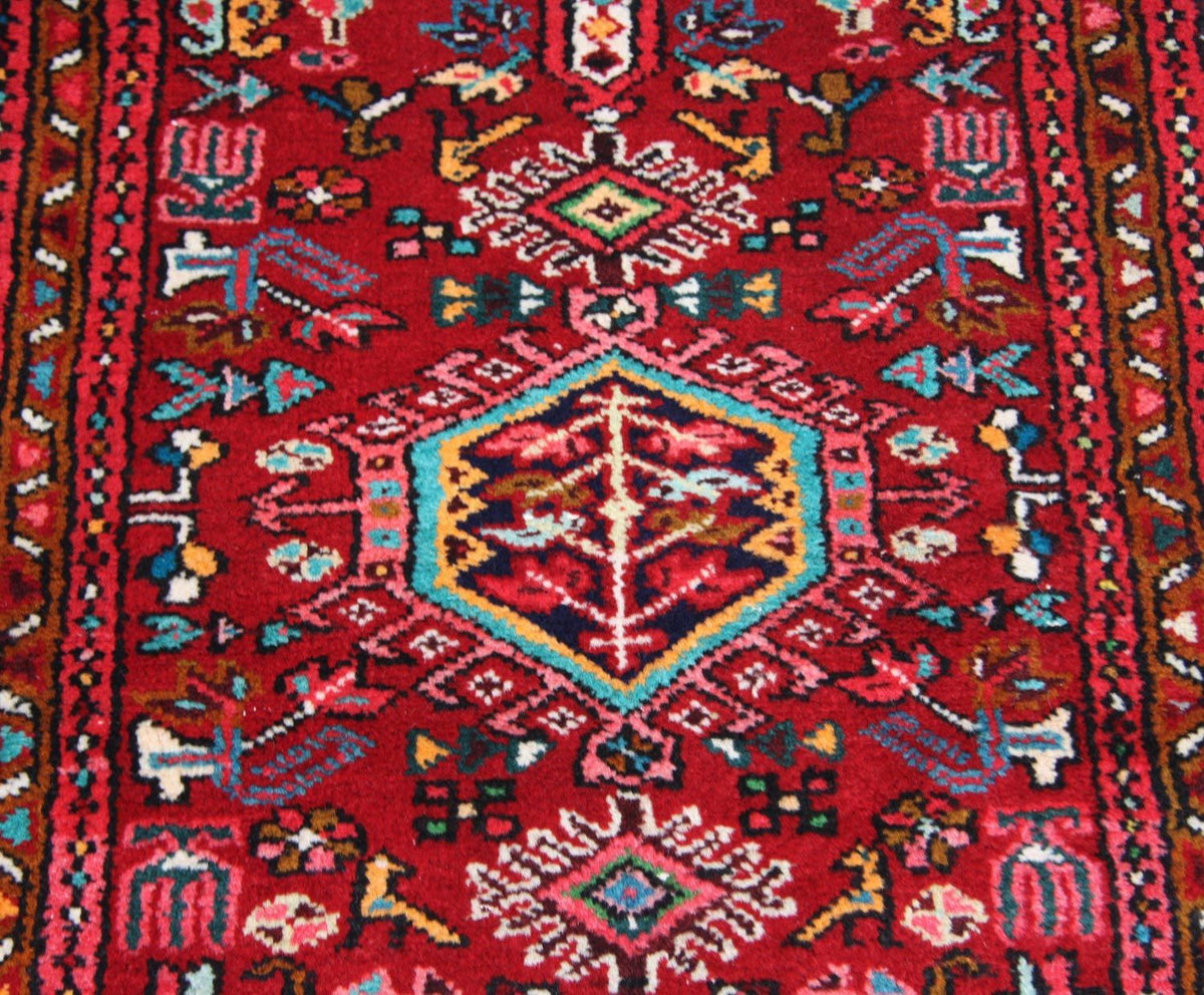Perser Rug - Nomadic - 140 x 67 cm - red