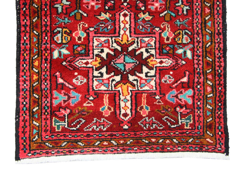 Perser Rug - Nomadic - 140 x 67 cm - red