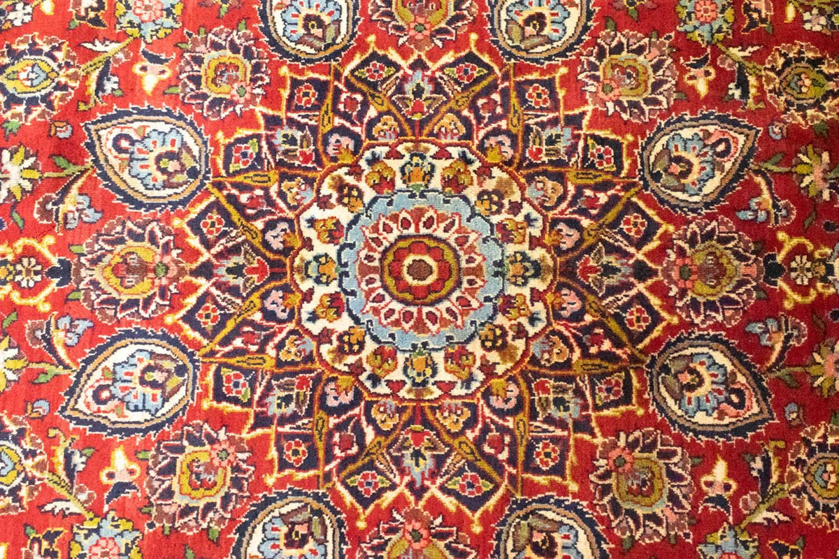 Perser Rug - Keshan - 407 x 292 cm - red