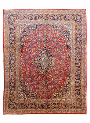 Perser Rug - Keshan - 384 x 303 cm - blue