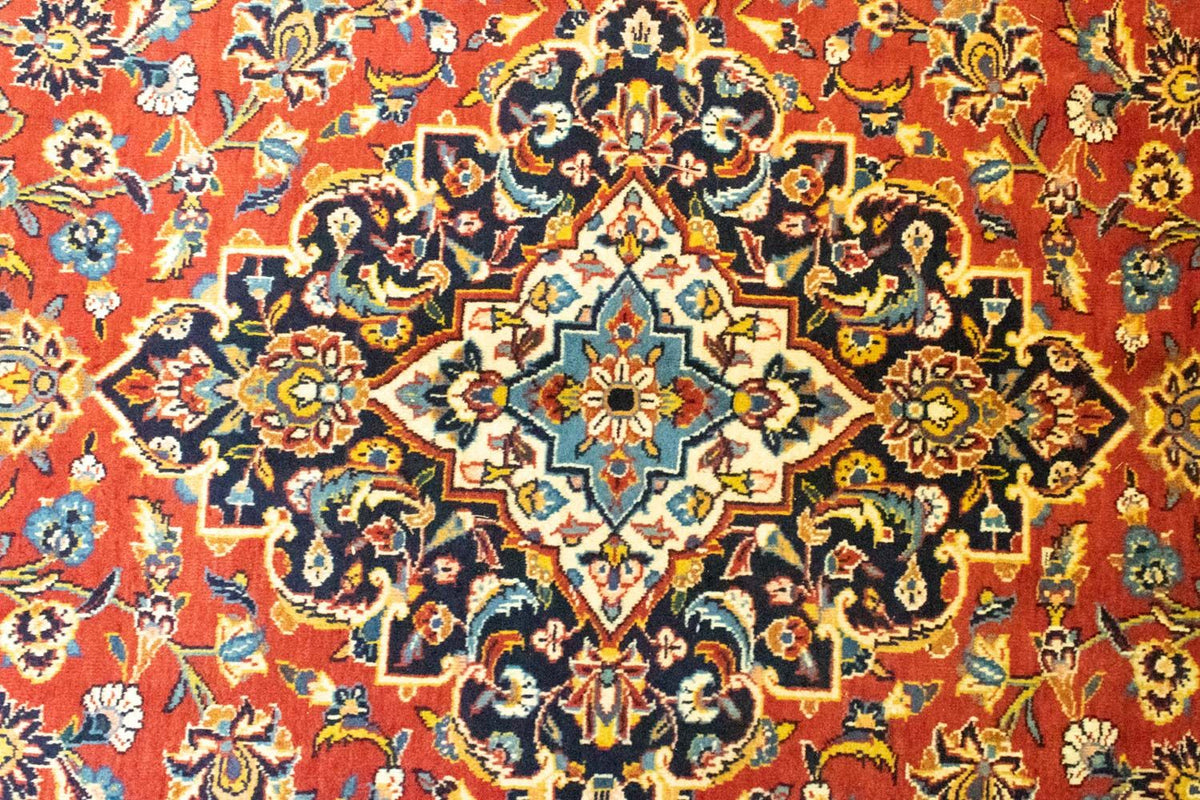 Perser Rug - Keshan - 382 x 270 cm - orange