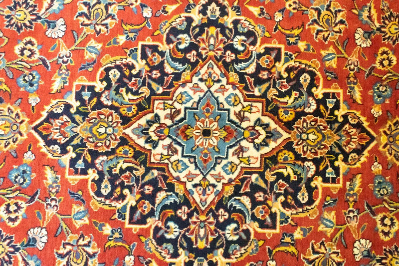 Perser Rug - Keshan - 382 x 270 cm - orange