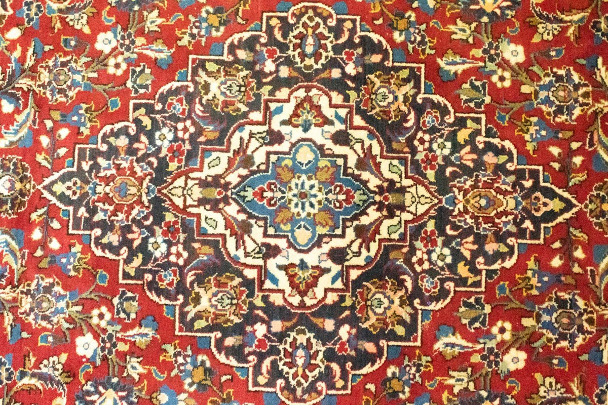 Perser Rug - Keshan - 356 x 251 cm - red