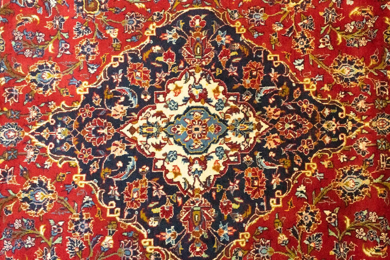 Perser Rug - Keshan - 358 x 255 cm - red