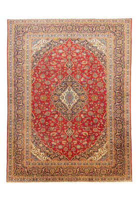 Perser Rug - Keshan - 391 x 294 cm - red