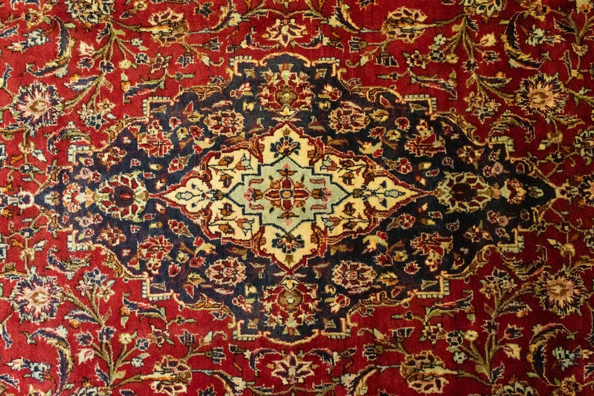 Perser Rug - Keshan - 346 x 207 cm - red