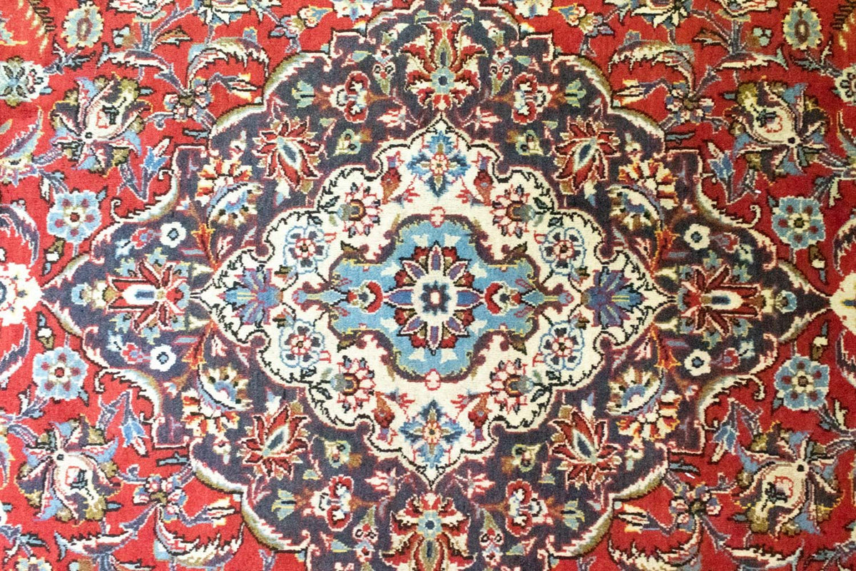 Perser Rug - Keshan - 384 x 280 cm - red