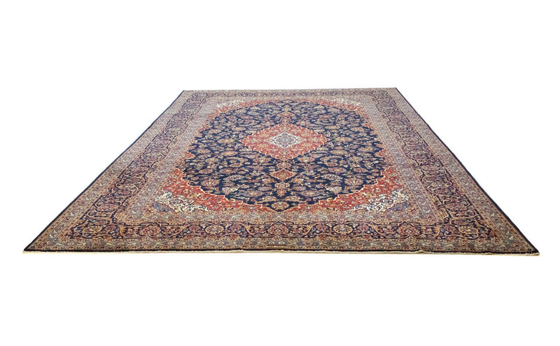 Perser Rug - Keshan - 419 x 298 cm - blue