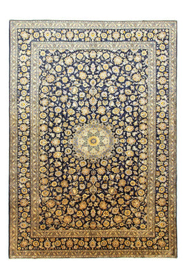 Perser Rug - Keshan - 431 x 308 cm - blue
