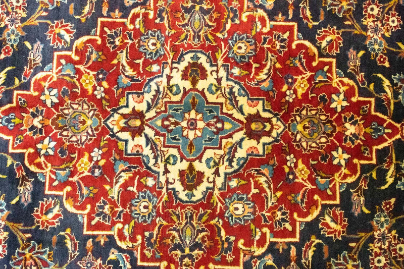 Perser Rug - Keshan - 405 x 294 cm - blue