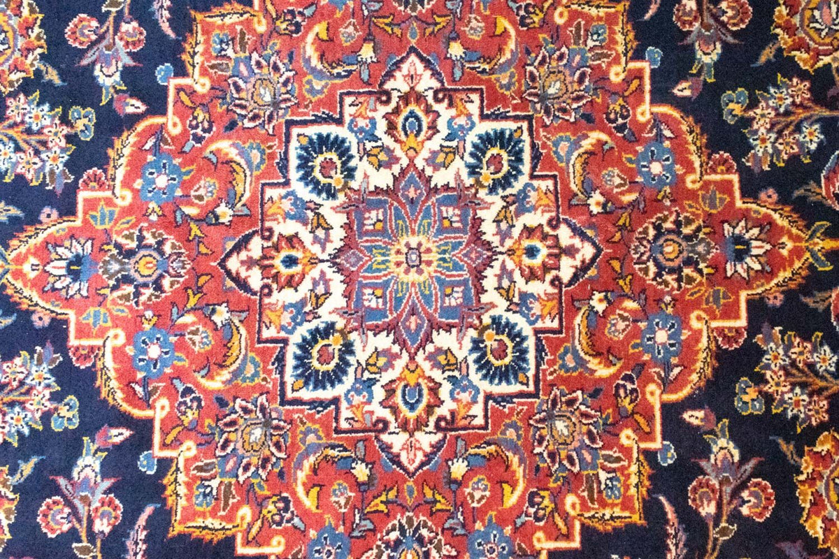 Perser Rug - Keshan - 396 x 287 cm - blue